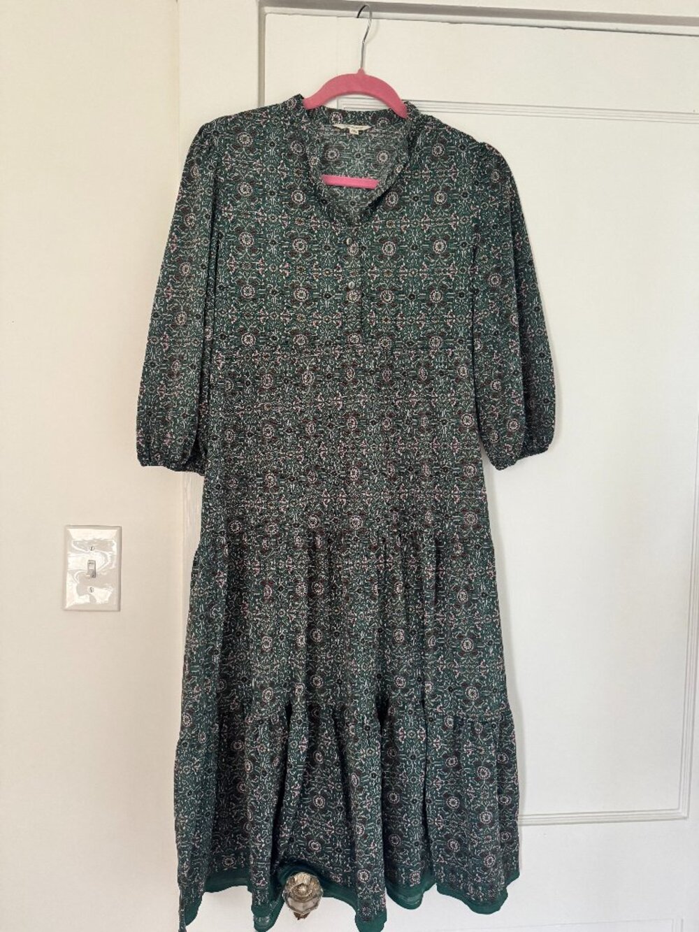 Green Printed Maxi Dress - Max Studio